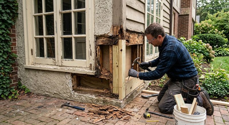 Wood Rot Removal in Overland Park, KS