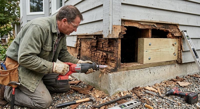 Wood Rot Repair in Roswell, GA